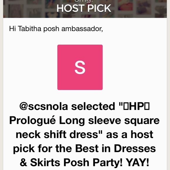 π2x HP πProloguΓ© Long sleeve square neck shift dress - Picture 7 of 7